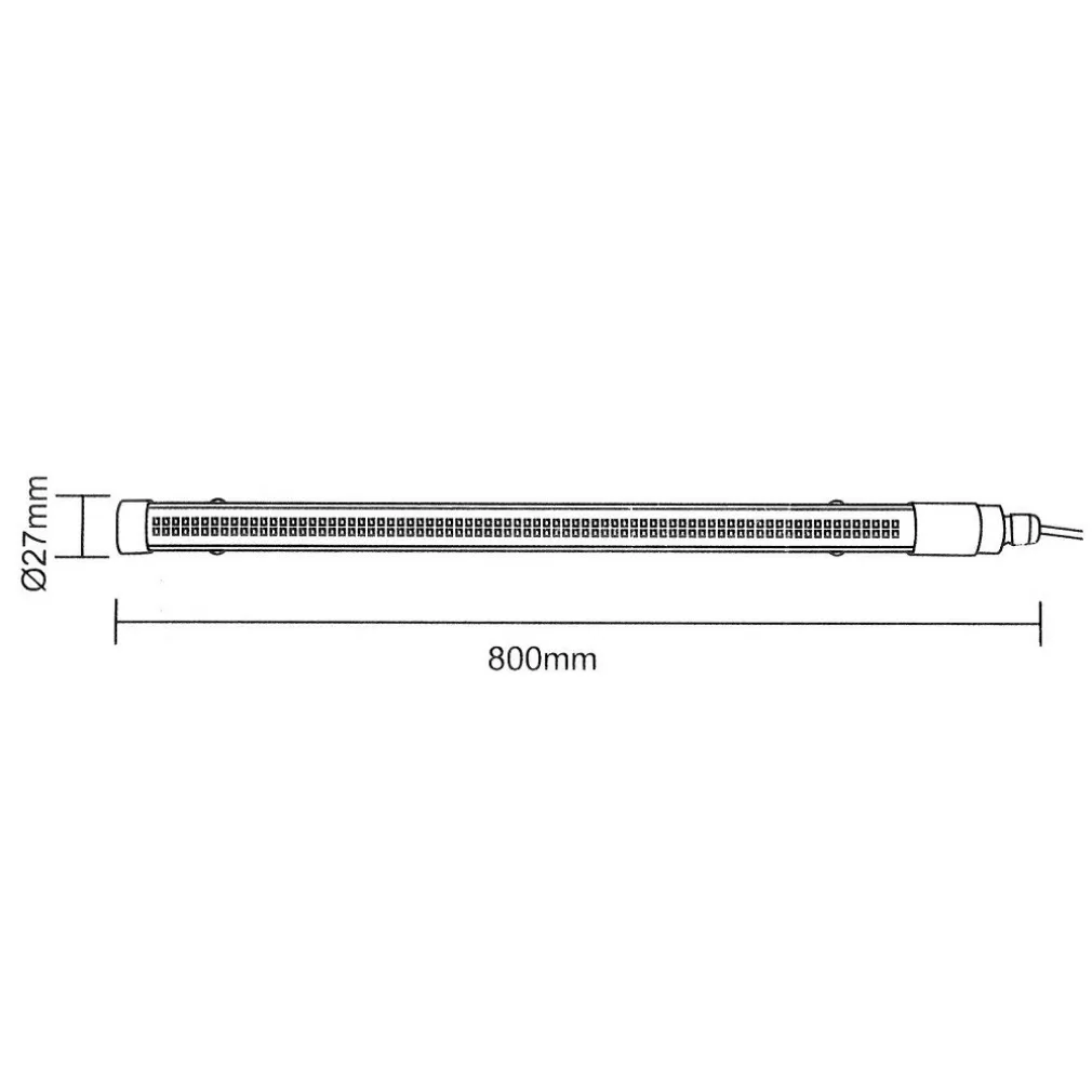 NEON SOLARE CREPUSCOLARE TUBO LED 13W PARETE SOFFITTO LUCE DIMMERABILE TELECOMANDO