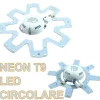 NEON T9 LED CIRCOLARE 5W 9W 12W 15W 220V ROTONDO PER CAMBIO G10Q - 2GX13 +DRIVER