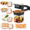 NICER DICER QUICK AFFETTA VERDURE 7 PEZZI MULTIFUNZIONE CUCINA VERDURA FRUTTA