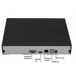 NVR 16CH CANALI REC&LIVE FULL HD 1080P WIFI H.264 H.265 SWITCH POE 5MPX NVR1616