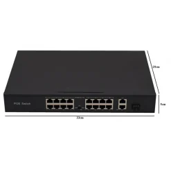 NVR 16CH CANALI REC&LIVE FULL HD 1080P WIFI H.264 H.265 SWITCH POE 5MPX NVR1616