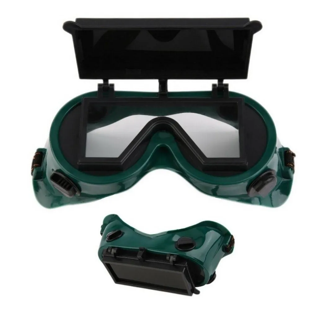 OCCHIALI DI PROTEZIONE PROTETTIVI PER SALDARE SALDATURA DOPPIA LENTE FABBRO