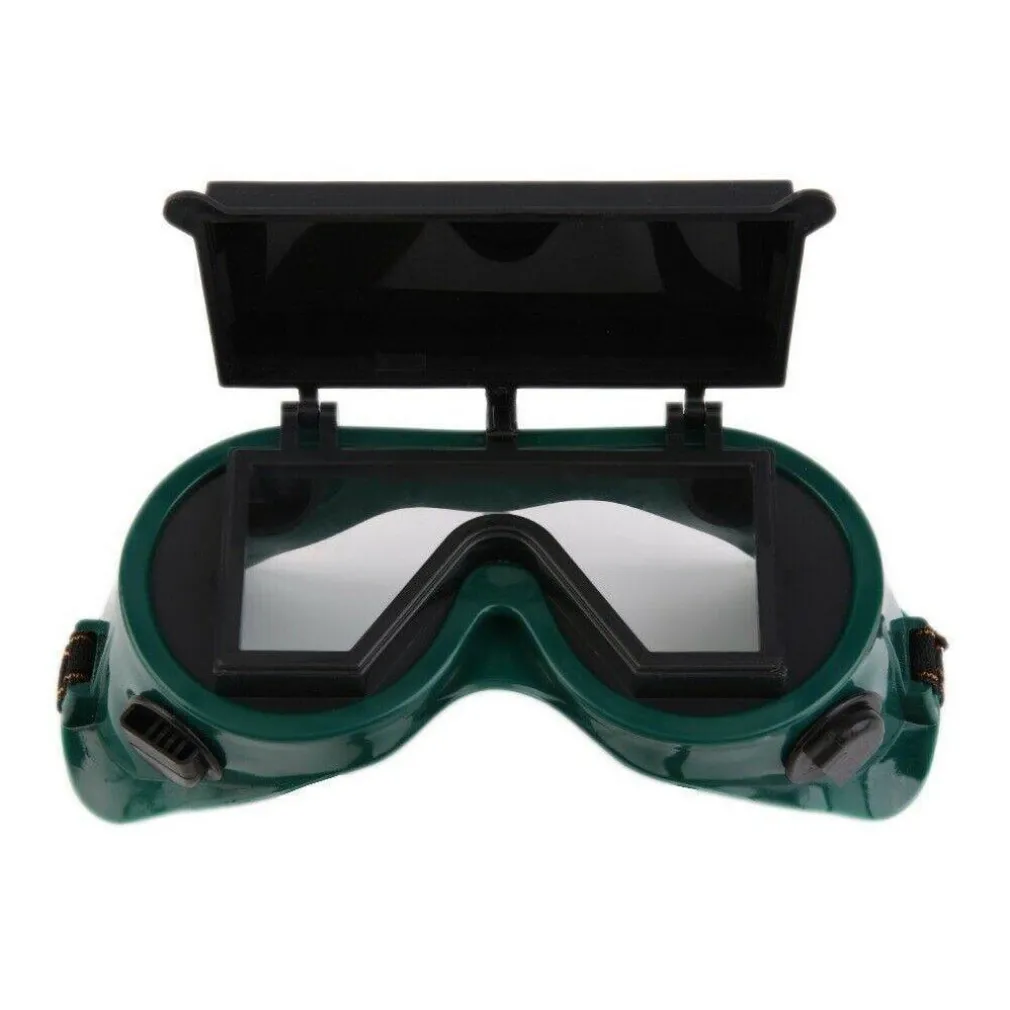 OCCHIALI DI PROTEZIONE PROTETTIVI PER SALDARE SALDATURA DOPPIA LENTE FABBRO