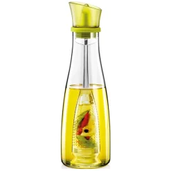 OLIERA CON INFUSORE IN VETRO VERDE CAPACITÀ DA 250 ML PER CONDIRE ALIMENTI CUCINA