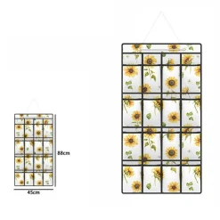 ORGANIZER A SOSPENSIONE DA PARETE 16 SCOMPARTI TASCHE PORTA OGGETTI 45x88 CM