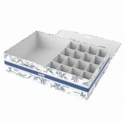 ORGANIZER ARMADIO 16 + 1 SCOMPARTI SCATOLA SALVASPAZIO 43X28X11CM FANTASIA 87325