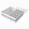 ORGANIZER ARMADIO 12+1 SCOMPARTI SCATOLA SALVASPAZIO 32X28X11 CM FANTASIA 87324