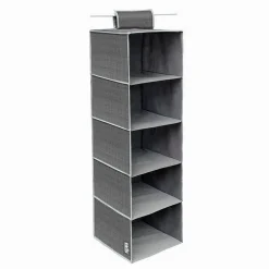 ORGANIZER ARMADIO PORTA TUTTO PENSILE TESSUTO SCARPE BORSE 5 PIANI 30X30X100CM