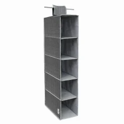ORGANIZER ARMADIO PORTATUTTO APPENDIBILE SCARPE BORSE 5 RIPIANI 15X30X70CM 69704