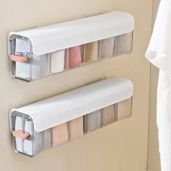 ORGANIZER BOX SCATOLA ORGANIZZATORE DA PARETE CON AUTOADESIVO CASSETTI CONTENITORE