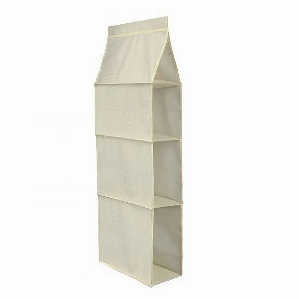 ORGANIZER GRUCCIA PER ARMADIO CON 3 RIPIANI SCOMPARTI TESSUTO SALVASPAZIO 69723