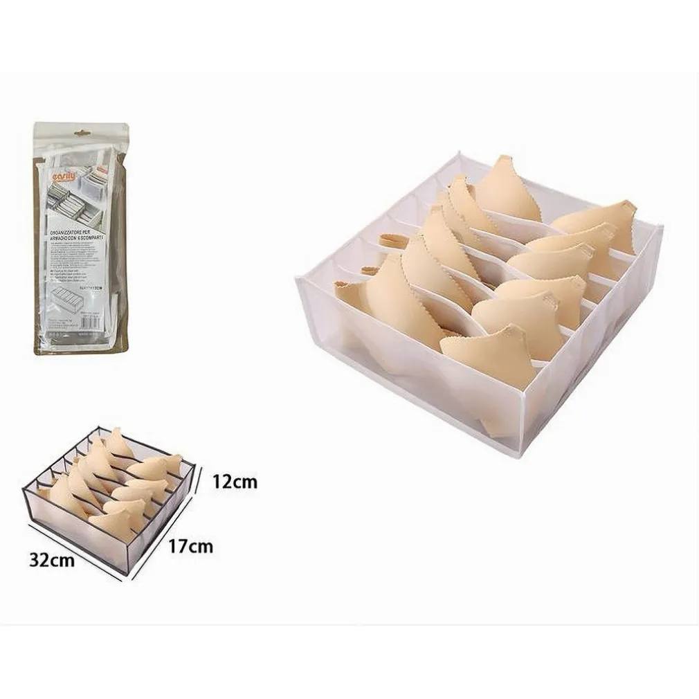 ORGANIZER ORGANIZZATORE PER ARMADI CASSETTI MOBILE PIEGHEVOLE 6 SCOMPARTI 87406