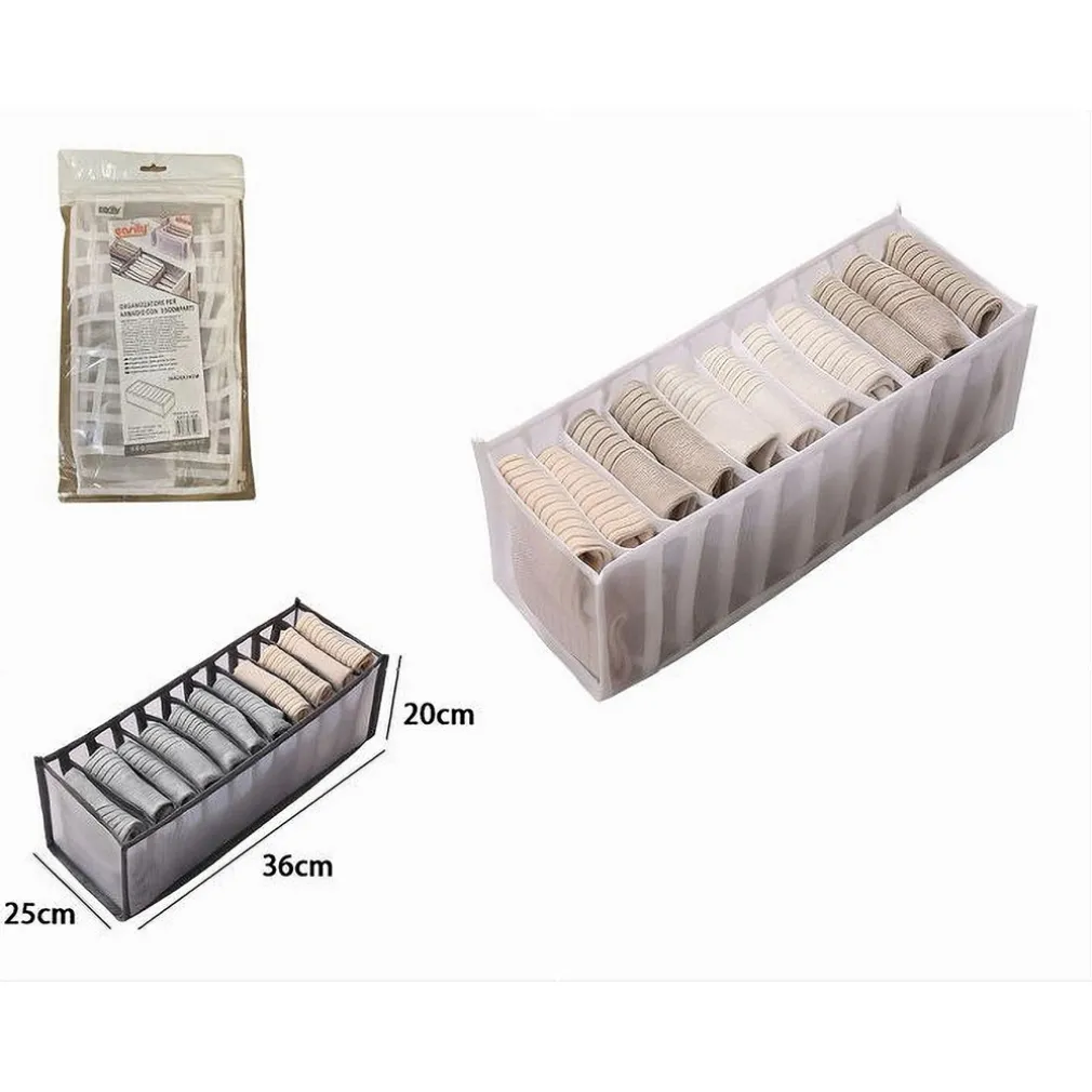 ORGANIZER ORGANIZZATORE PER ARMADIO CASSETTI PIEGHEVOLE CON 9 SCOMPARTI 87408