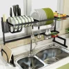 ORGANIZER ORGANIZZATORE PER CUCINA SCOLAPIATTI SCAFFALE DA APPOGGIO RIPIANI 62CM