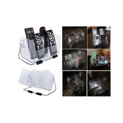 ORGANIZER ORIENTABILE 6 SCOMPARTI REGOLABILI PORTA CELLULARI GIOIELLI ACRILICO