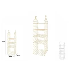 ORGANIZER PER ARMADI 5 RIPIANI CON GANCI GRUCCE SALVASPAZIO 97 X 29 X 29CM 70947