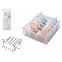 ORGANIZER PER ARMADIO 6 SCOMPARTI IN TESSUTO BIANCHERIA INTIMA SALVASPAZIO 59977