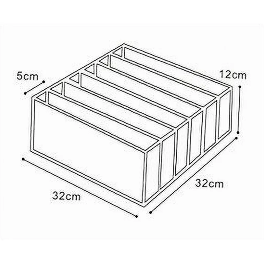 ORGANIZER PER ARMADIO 6 SCOMPARTI IN TESSUTO BIANCHERIA INTIMA SALVASPAZIO 59977