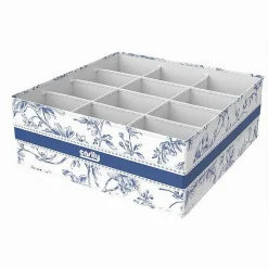 ORGANIZER PER ARMADIO 12 SCOMPARTI SCATOLA SALVASPAZIO 32X32X12CM FANTASIA 87331