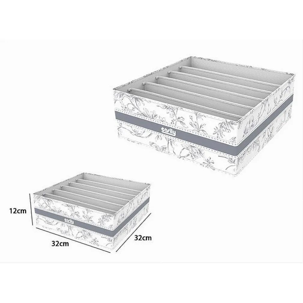 ORGANIZER PER ARMADIO 6 SCOMPARTI SCATOLA SALVASPAZIO 32X32X12 CM FANTASIA 87329