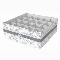 ORGANIZER PER ARMADIO 20 SCOMPARTI SCATOLA SALVASPAZIO 32X32X12CM FANTASIA 87333