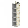 ORGANIZER PER ARMADIO 5 STRATI SCAFFALE PENSILE PORTA OGGETTI SCAFFALI 30x30x100