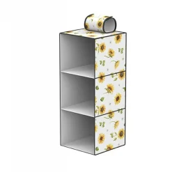 ORGANIZER PER ARMADIO 3 STRATI SCAFFALE PENSILE PORTA OGGETTI SCAFFALI 30x30x60