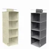 ORGANIZER PER ARMADIO CON 4 RIPIANI PORTA OGGETTI SALVASPAZIO 80X30X30 CM 69702