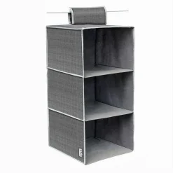 ORGANIZER PER ARMADIO IN TESSUTO CON 3 RIPIANI SCOMPARTI SALVASPAZIO 69701