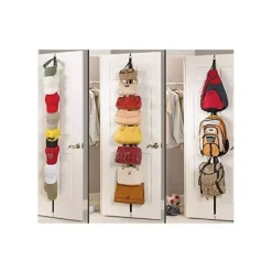 ORGANIZER PER BORSE CAPPELLI CON ELASTICO REGOLABILE PER PORTA CON 16 GANCI