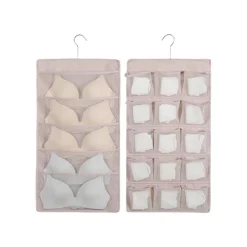 ORGANIZER PER PORTA REGGISENI CALZE E BIANCHERIA INTIMA A DUE LATI 15/30 POSTI