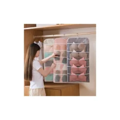ORGANIZER PER PORTA REGGISENI CALZE E BIANCHERIA INTIMA A DUE LATI 15/30 POSTI