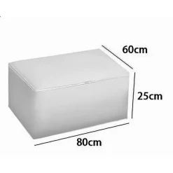 ORGANIZER PER VESTITI SCATOLE PIEGHEVOLI SALVASPAZI CONTENITORE 80X60X25CM 87423