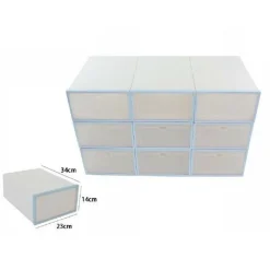 ORGANIZER PORTA SCARPE A CUBI 9 SCOMPARTI 9 PAIA BOX CONTENITORE SCARPIERA 70522