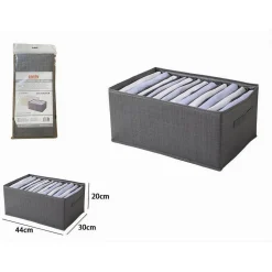 ORGANIZER SALVASPAZI ARMADI PIEGHEVOLE 12 SCOMPARTI CONTENITORE 44X20X30CM 87405