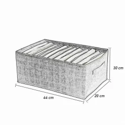 ORGANIZER SALVASPAZI ARMADI PIEGHEVOLE 12 SCOMPARTI CONTENITORE 44X20X30CM 87405