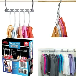 ORGANIZER SALVASPAZIO 8 PORTA STAMPELLE GRUCCE PER ARMADIO WONDER HANGER MAX