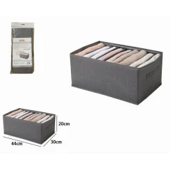 ORGANIZER SALVASPAZIO ARMADI PIEGHEVOLE 9 SCOMPARTI CONTENITORE 44X20X30CM 87404