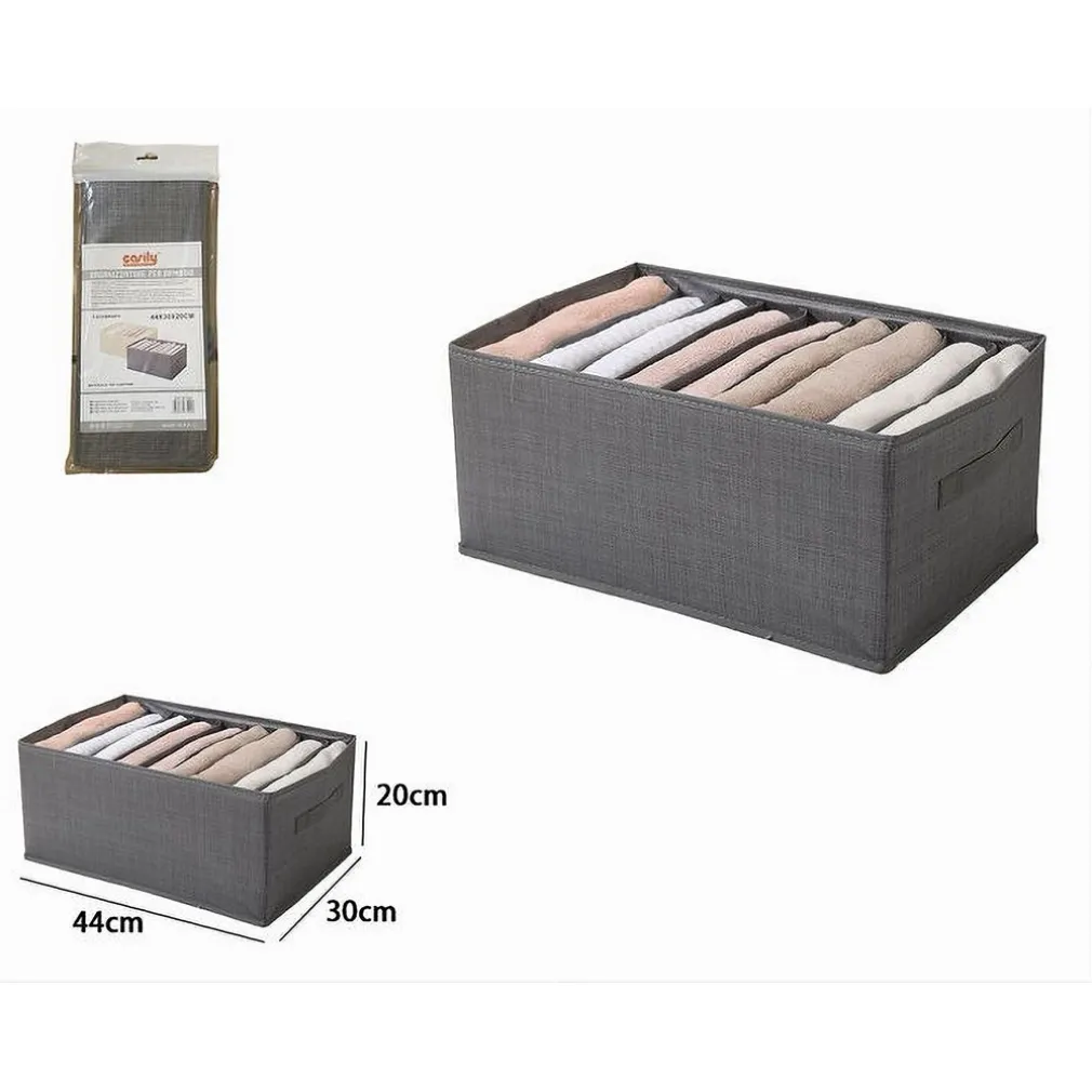 ORGANIZER SALVASPAZIO ARMADI PIEGHEVOLE 9 SCOMPARTI CONTENITORE 44X20X30CM 87404