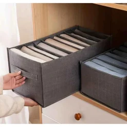 ORGANIZER SALVASPAZIO ARMADI PIEGHEVOLE 9 SCOMPARTI CONTENITORE 44X20X30CM 87404