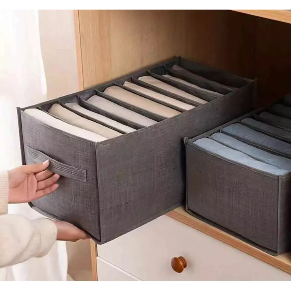 ORGANIZER SALVASPAZIO PER ARMADI SCATOLA PIEGHEVOLE 9 SCOMPARTI 36X20X25CM 87402