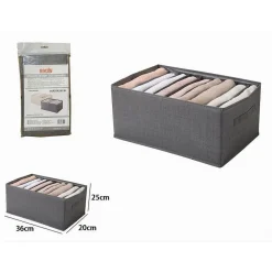 ORGANIZER SALVASPAZIO PER ARMADI SCATOLA PIEGHEVOLE 9 SCOMPARTI 36X20X25CM 87402