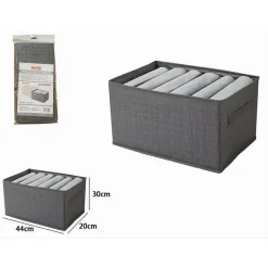 ORGANIZER SALVASPAZIO PER ARMADI SCATOLA PIEGHEVOLE 6 SCOMPARTI 44X20X30CM 87403