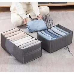 ORGANIZER SALVASPAZIO PER ARMADI SCATOLA PIEGHEVOLE 6 SCOMPARTI 44X20X30CM 87403