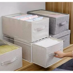 ORGANIZER SALVASPAZIO PER ARMADI SCATOLA PIEGHEVOLE 6 SCOMPARTI 44X20X30CM 87403