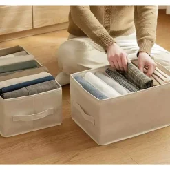 ORGANIZER SALVASPAZIO PER ARMADI SCATOLA PIEGHEVOLE 6 SCOMPARTI 36X20X25CM 87401