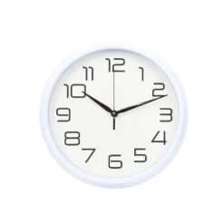 OROLOGIO DA PARETE MURO ANALOGICO PER CUCINA STANZA CASA 30CM BIANCO NERO 186866