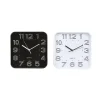 OROLOGIO DA PARETE MURO A QUARZO QUADRATO ANALOGICO CASA UFFICIO DA 30 CM 196872