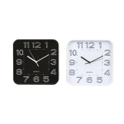 OROLOGIO DA PARETE MURO A QUARZO QUADRATO ANALOGICO CASA UFFICIO DA 30 CM 196872