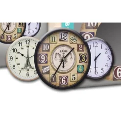 OROLOGIO DA PARETE MURO DIAMETRO 30CM CASA CUCINA VARI MODELLI ASSORTITI TX-9143